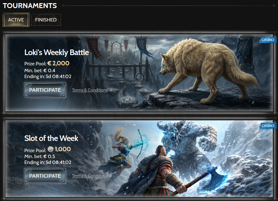 Godz Casino Tournaments